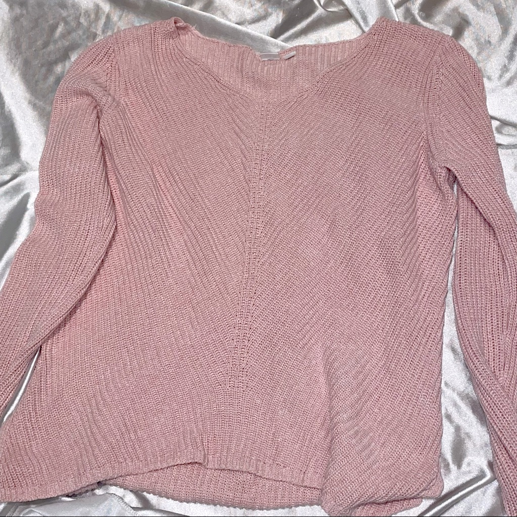 Gap Pink V-Neck Women's Sweater